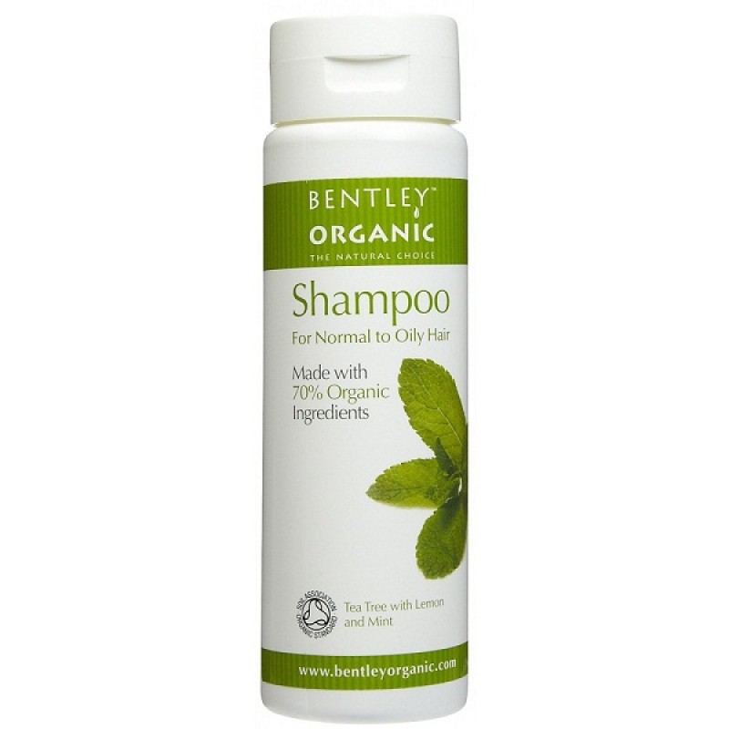 Шампунь BENTLEY ORGANIC «Чайное дерево, лимон и мята» для нормальных и жирных волос