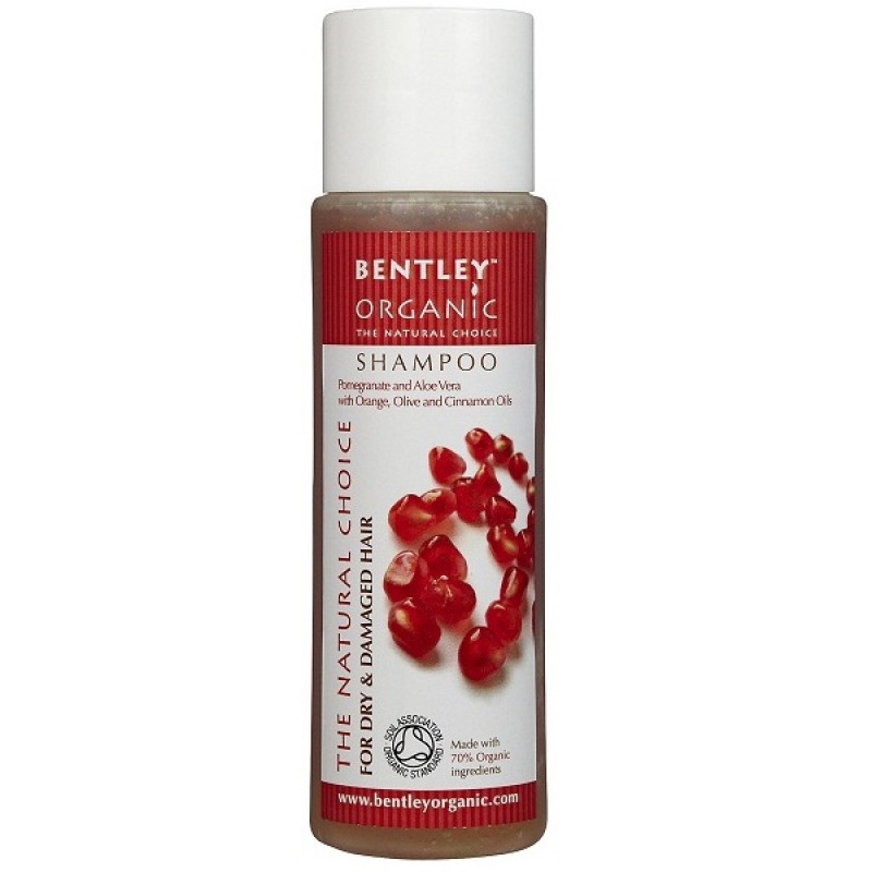 Шампунь BENTLEY ORGANIC «Гранат, олива, алоэ вера и апельсин» для сухих и поврежденных волос