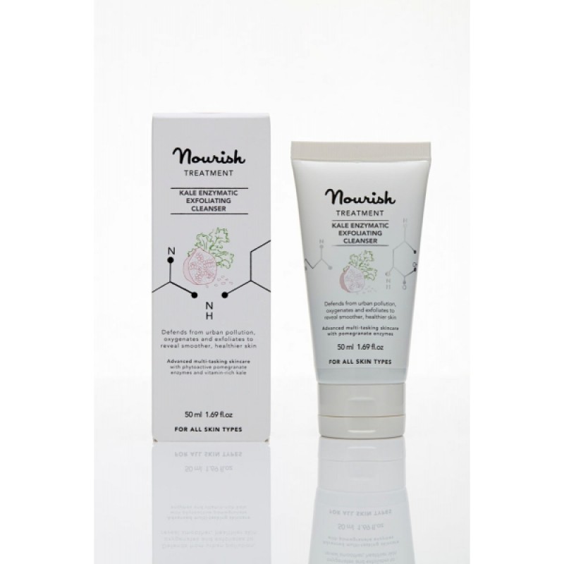 Средство для очищения лица NOURISH Kale Enzymatic Exfoliating Cleanser