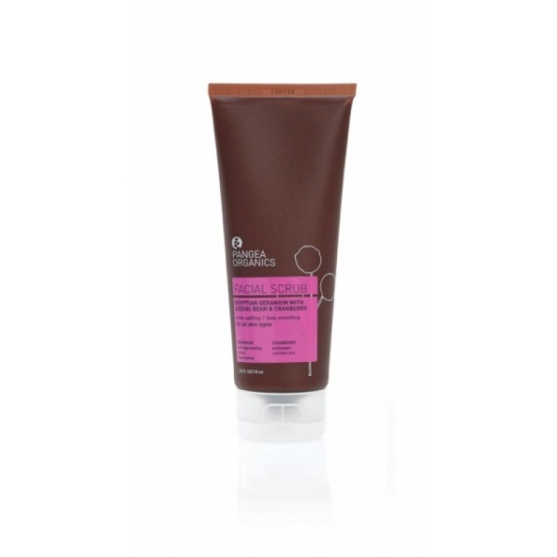 Скраб для лица PANGEA ORGANICS Египетская герань с фасолью адзуки и клюквой