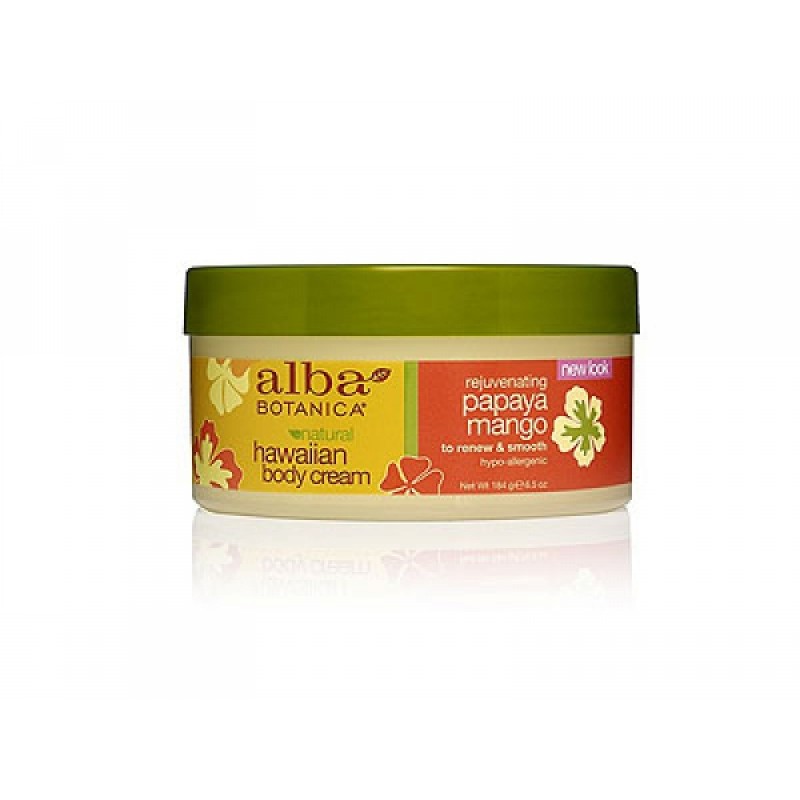 Крем для тела ALBA BOTANICA Омолаживающий с манго и папайей «Гавайская линия»
