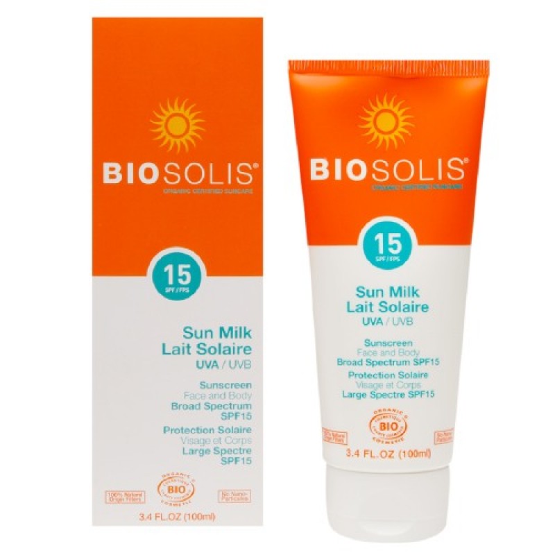 Солнцезащитное молочко для лица и тела BIOSOLIS SPF15