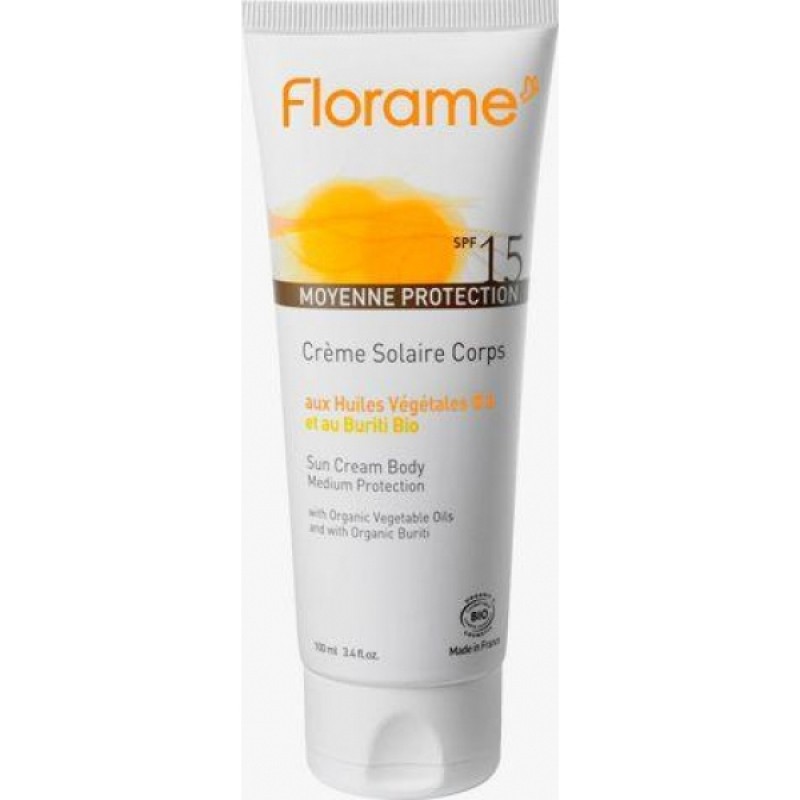 Солнцезащитный крем FLORAME для тела SPF15