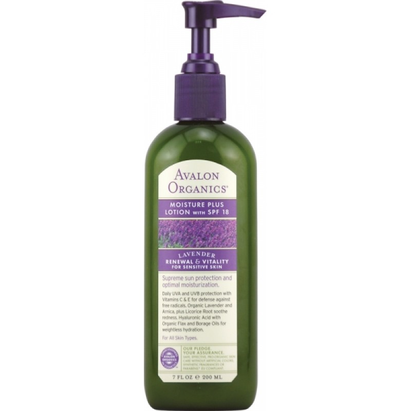 Увлажняющий лосьон AVALON ORGANICS с SPF15 «Лаванда»