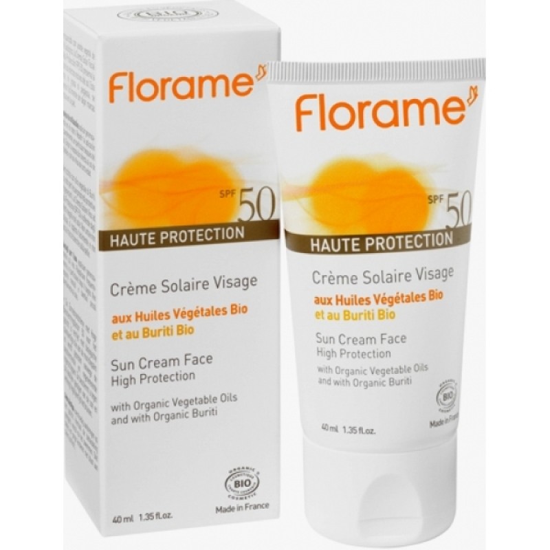 Солнцезащитный крем FLORAME для лица SPF-50