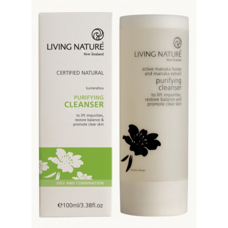 Очищающий гель LIVING NATURE для лица