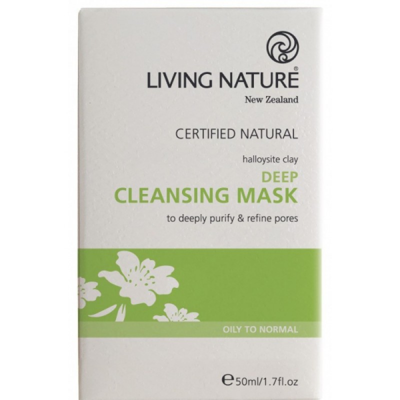 Очищающая маска LIVING NATURE - глубокое очищение