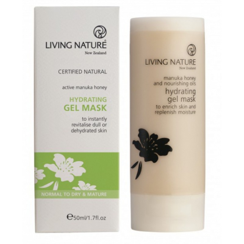 Увлажняющая гель-маска LIVING NATURE для лица